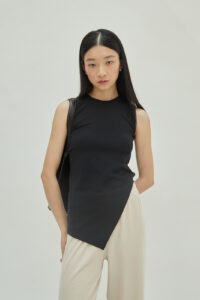 Studio Now Judy Asymmetrical Top Black
