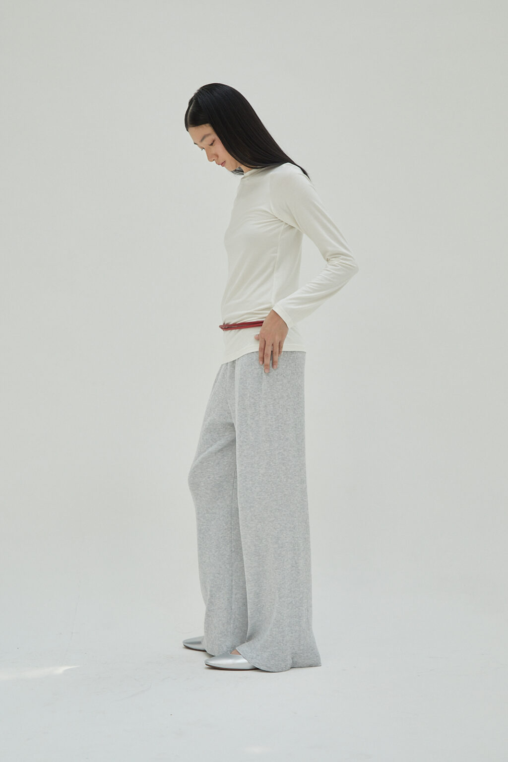 Studio Now Mile Pants Heather Grey - Image 3