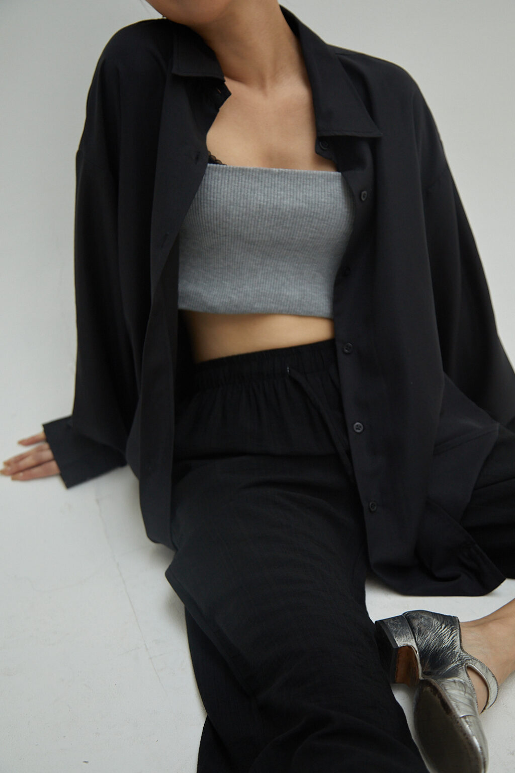 Studio Now Studio Shirt Black - Image 6