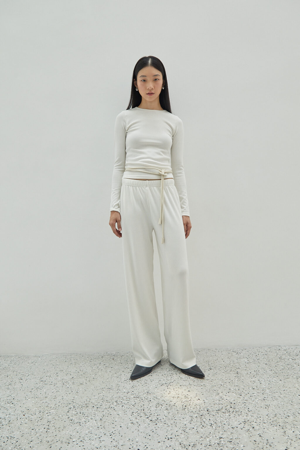 Studio Now Zephyr Ribbed Shirt White