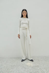 Studio Now Zephyr Ribbed Shirt White