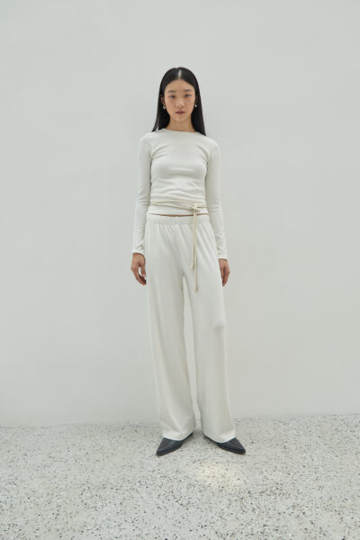 Studio Now Zephyr Ribbed Shirt White