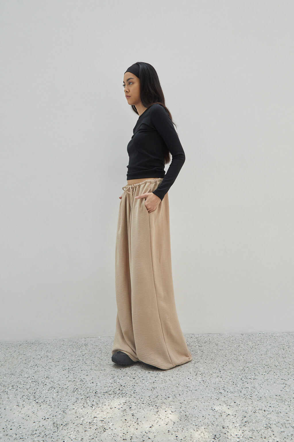 Studio Now Mirelle Pants Beige - Image 2