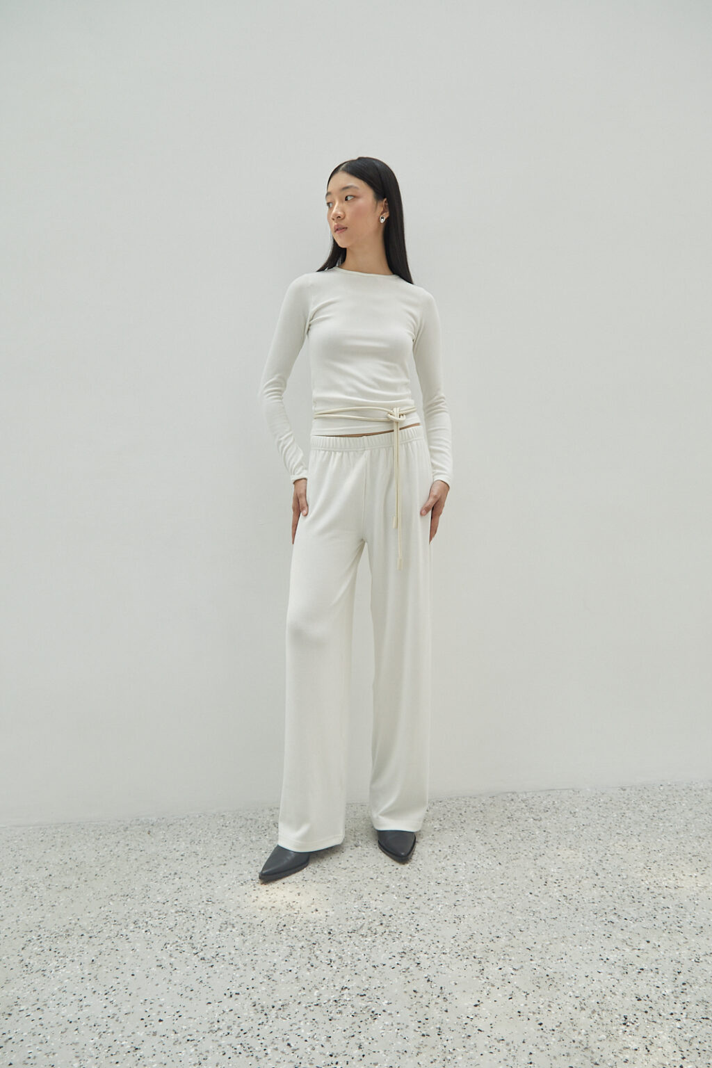 Studio Now Zephyr Ribbed Shirt White - Image 3