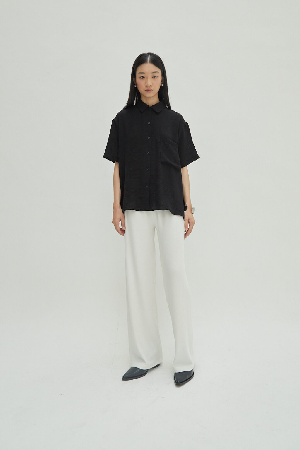 Studio Now Elowen Shirt Black - Image 3