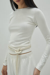 Studio Now Zephyr Ribbed Shirt White