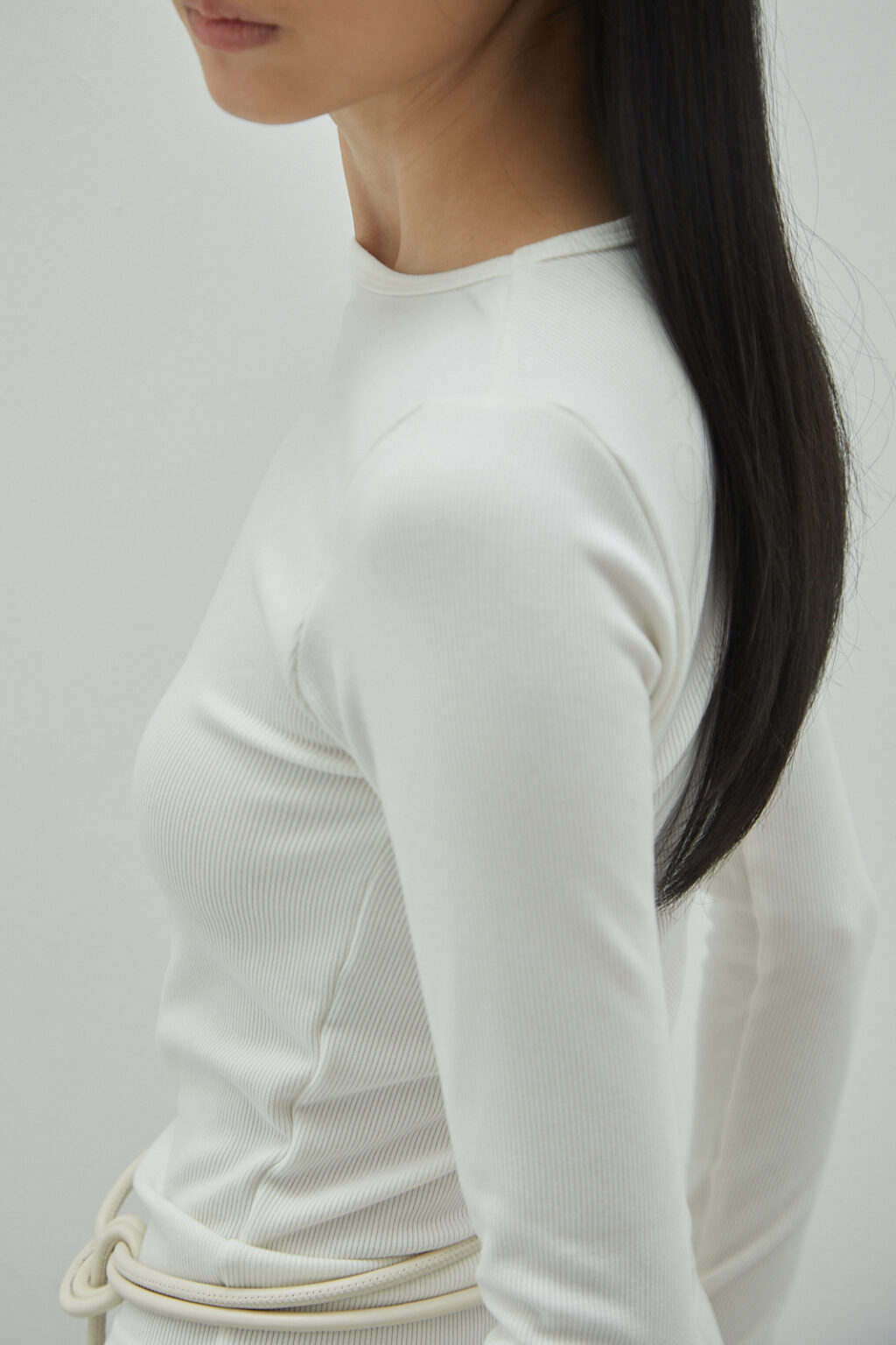 Studio Now Zephyr Ribbed Shirt White - Image 5