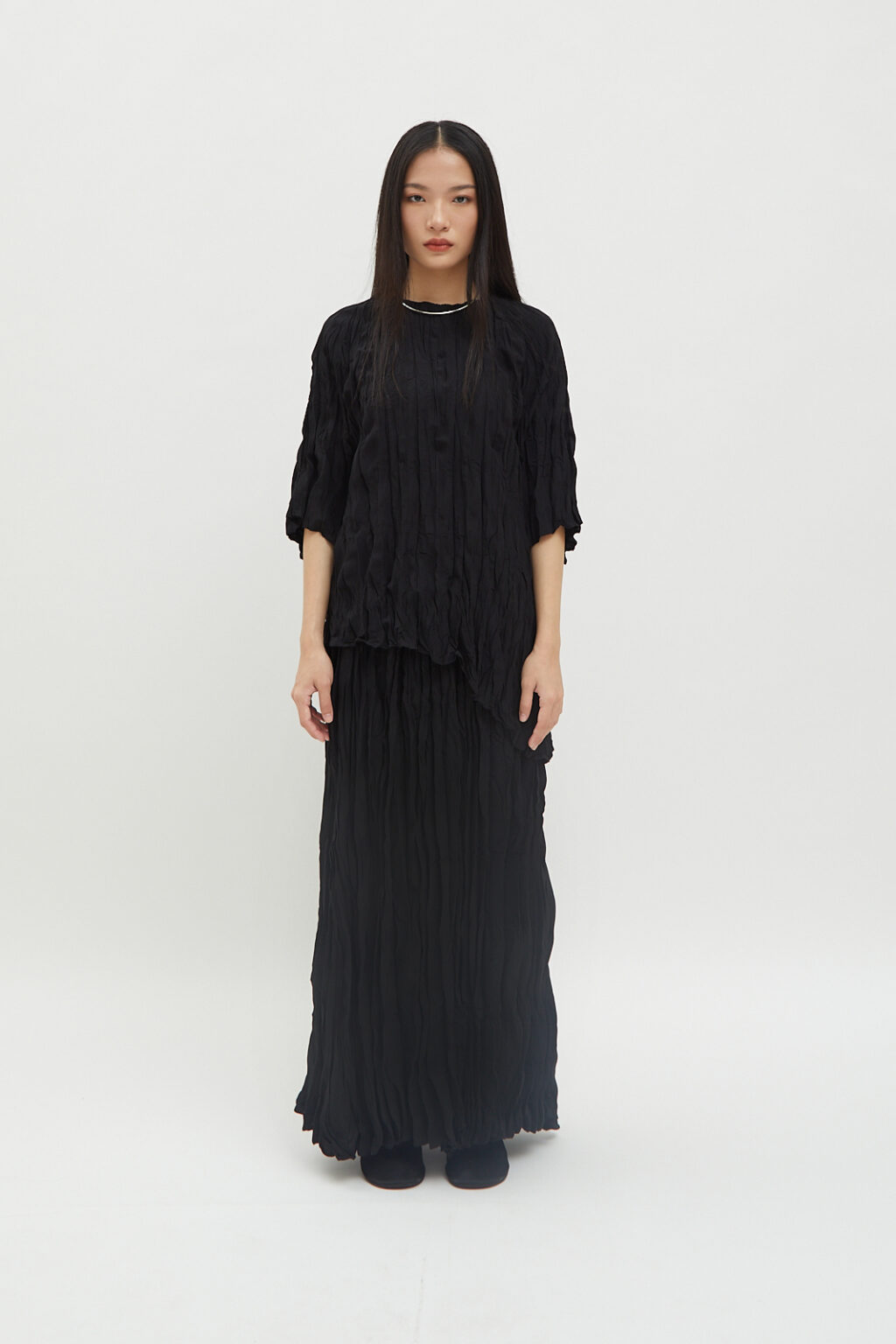 Textura Assymetric Top Black - Image 3