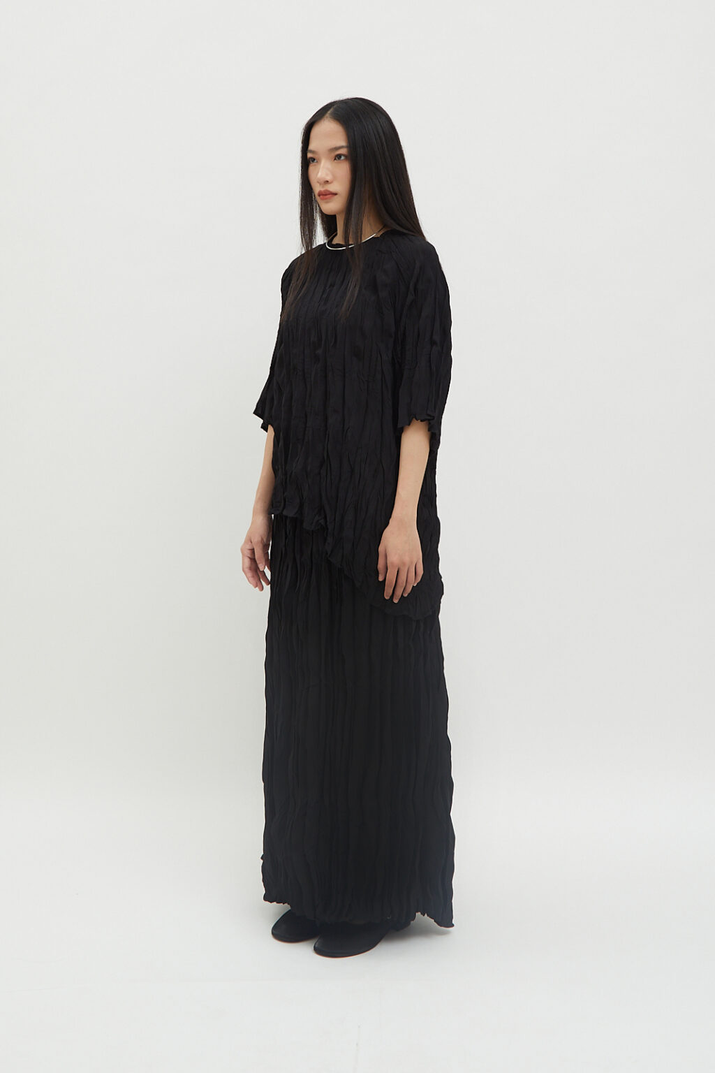 Textura Assymetric Top Black - Image 6