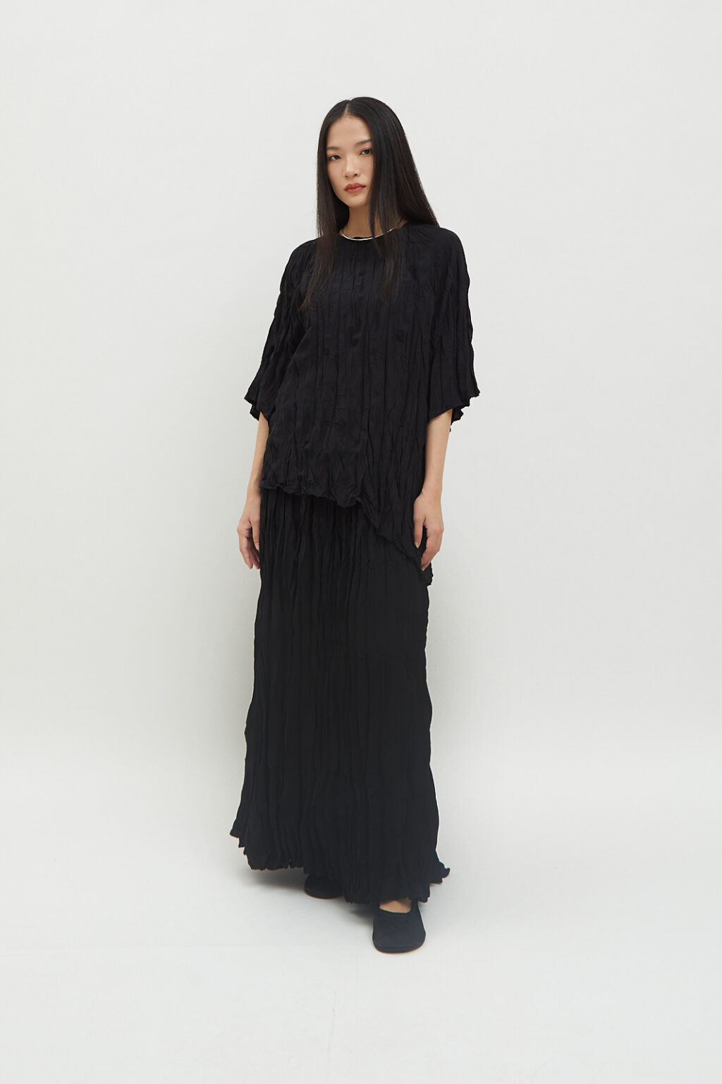 Textura Maxi Skirt Black - Image 3