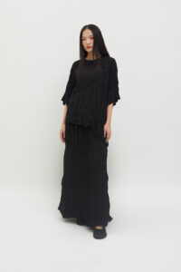Textura Maxi Skirt Black