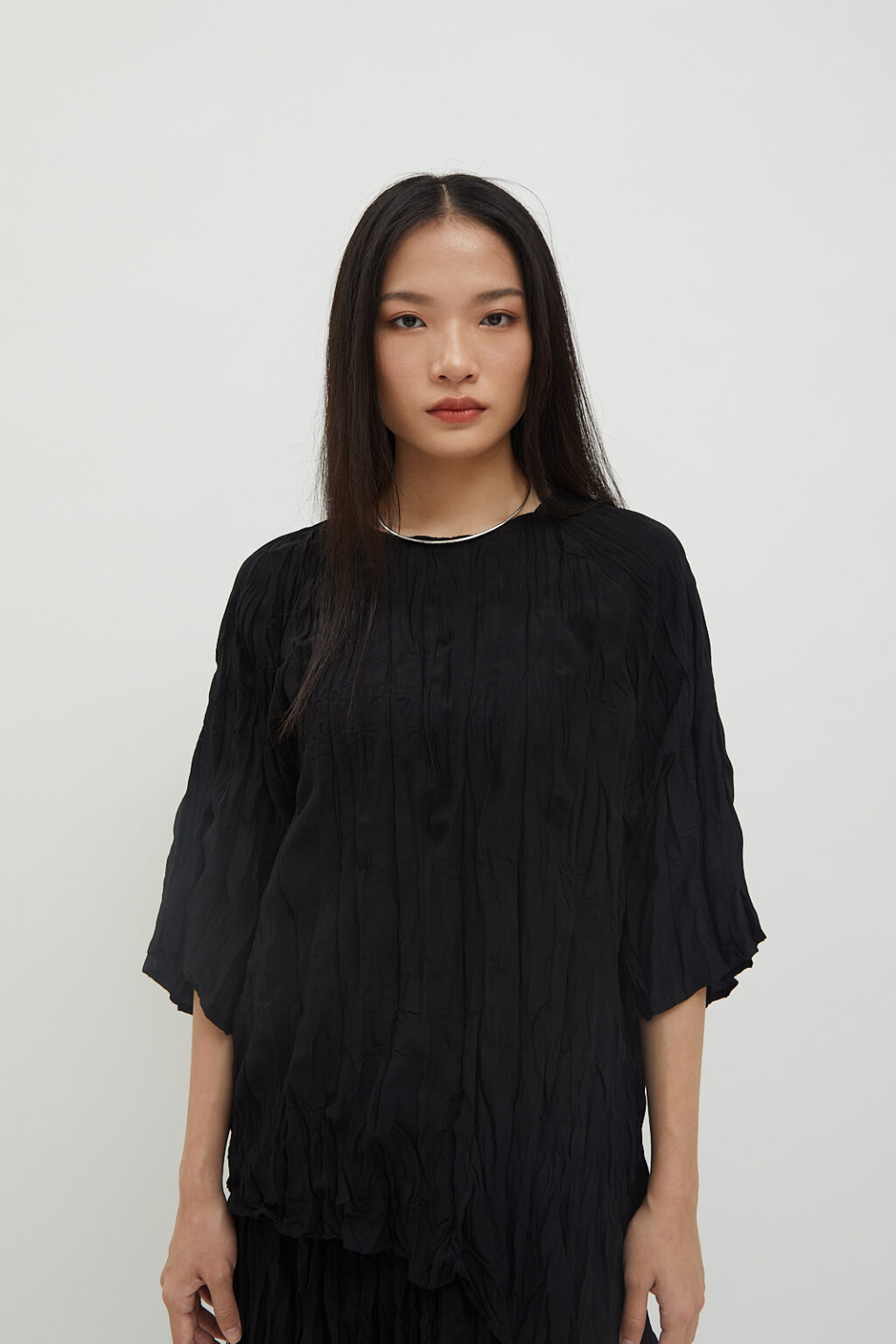 Textura Assymetric Top Black - Image 5