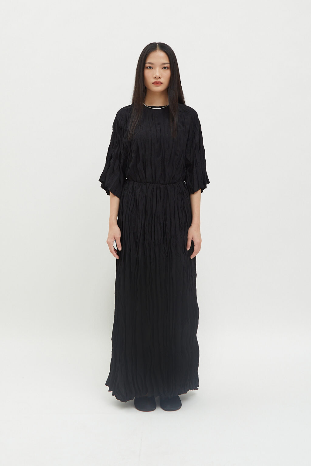 Textura Maxi Skirt Black - Image 5