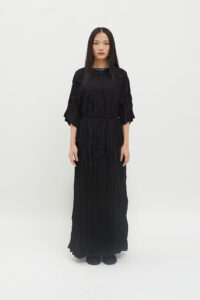 Textura Maxi Skirt Black