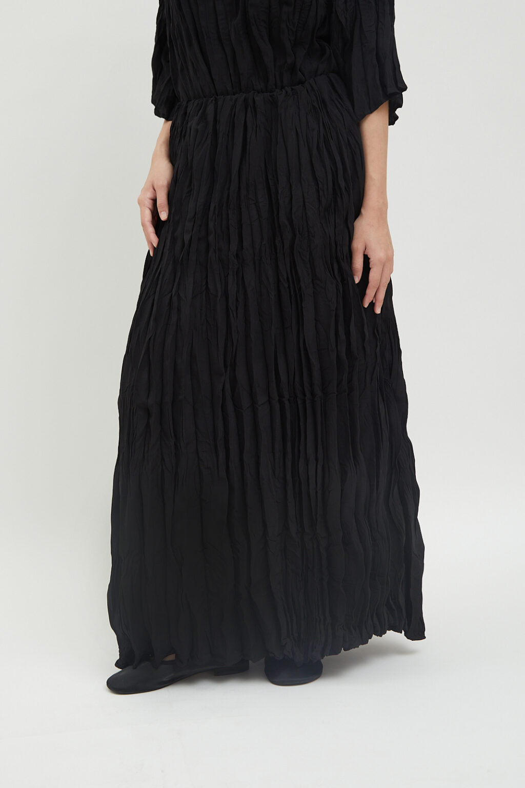 Textura Maxi Skirt Black