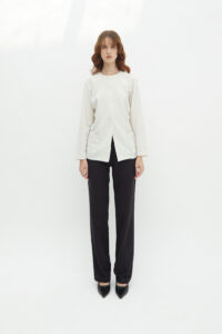 Savoir Top Linen White
