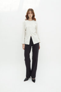 Savoir Top Linen White