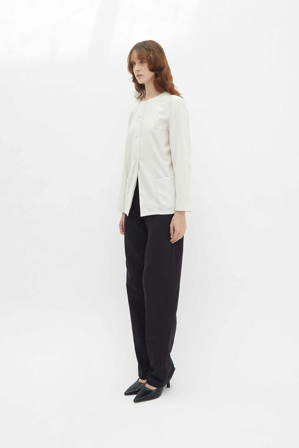 Savoir Top Linen White - Image 3