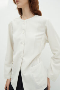 Savoir Top Linen White
