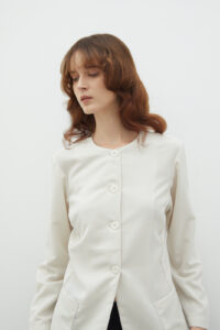 Savoir Top Linen White