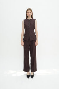 Mia Vest Brown