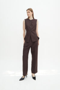 Mia Vest Brown