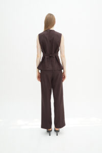 Mia Vest Brown