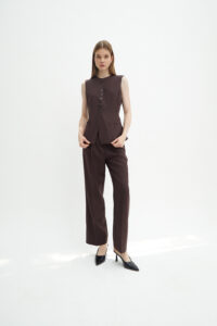 Mia Vest Brown