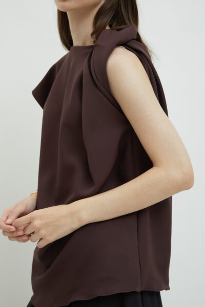 Noa Twist Top Brown