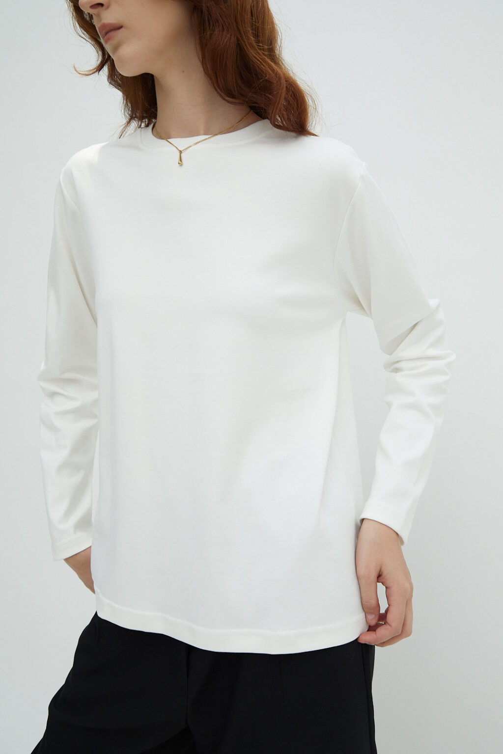 Jola Long Sleeves T-Shirts White - Image 2