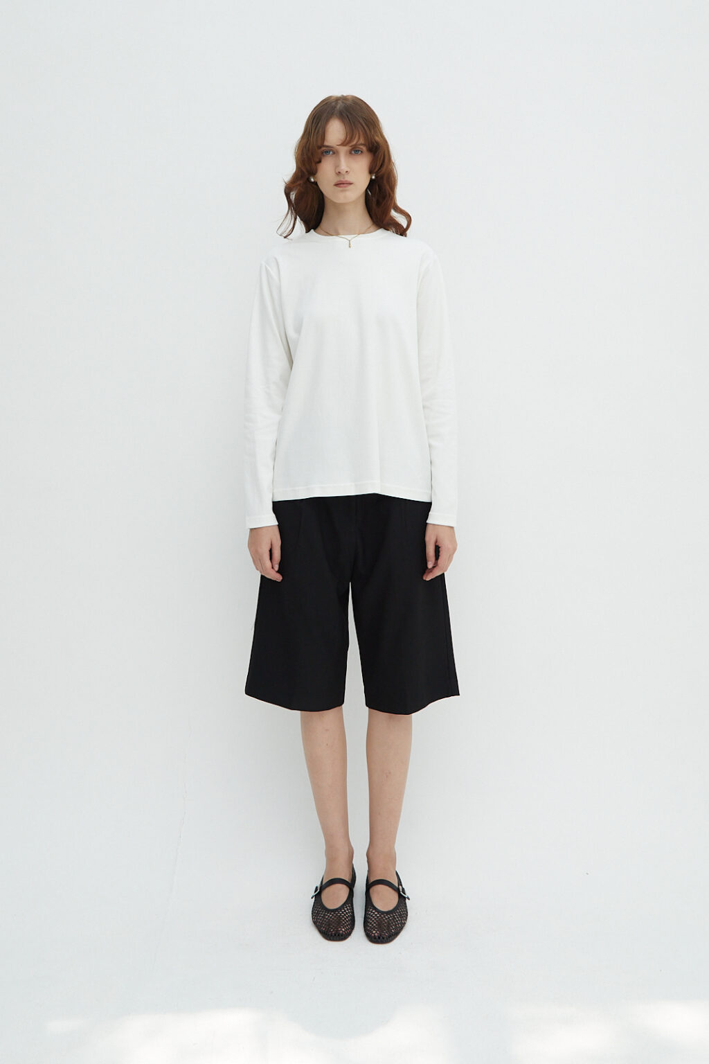 Jola Long Sleeves T-Shirts White - Image 3