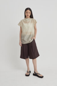 Dion Sheer Top Gold