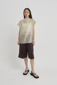 Dion Sheer Top Gold
