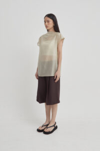 Dion Sheer Top Gold