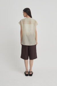 Dion Sheer Top Gold