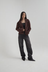 Solange Suede Easy Jacket Brown