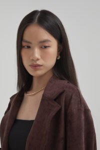 Solange Suede Easy Jacket Brown