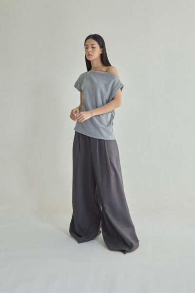 Studio Now Everra Asymmetric Top Grey