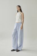 Studio Now Isola Pants Light Blue Stripe