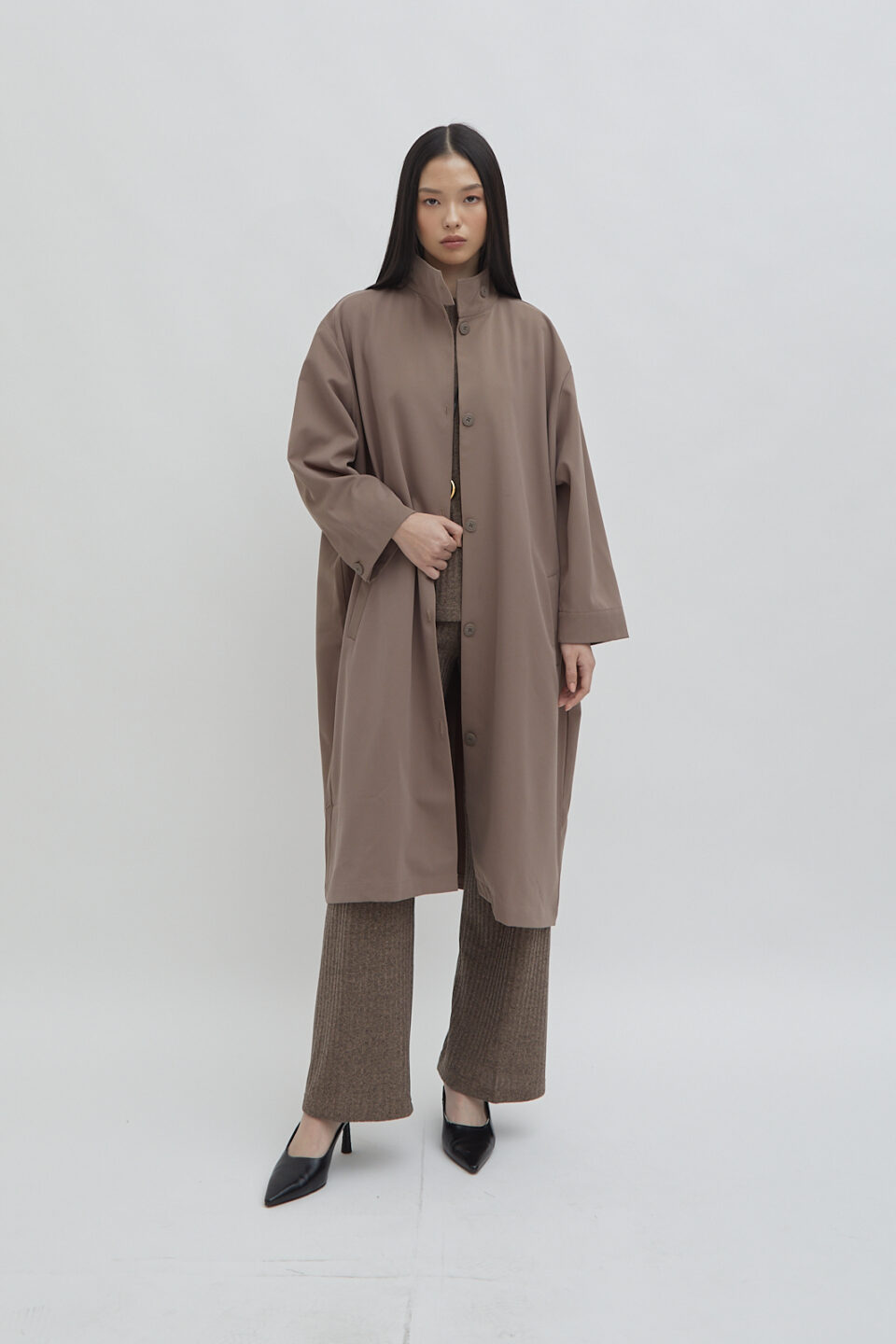 Mayfair Coat Taupe - Image 3