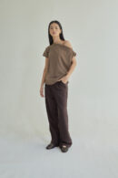 Studio Now Everra Asymmetric Top Mocca
