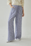 Studio Now Isola Pants Dark Blue Stripe