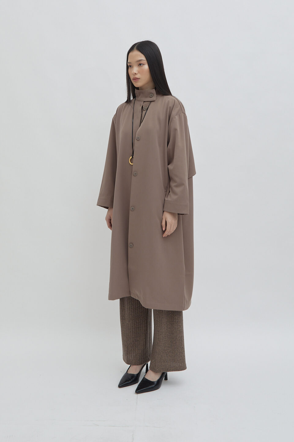 Mayfair Coat Taupe - Image 4