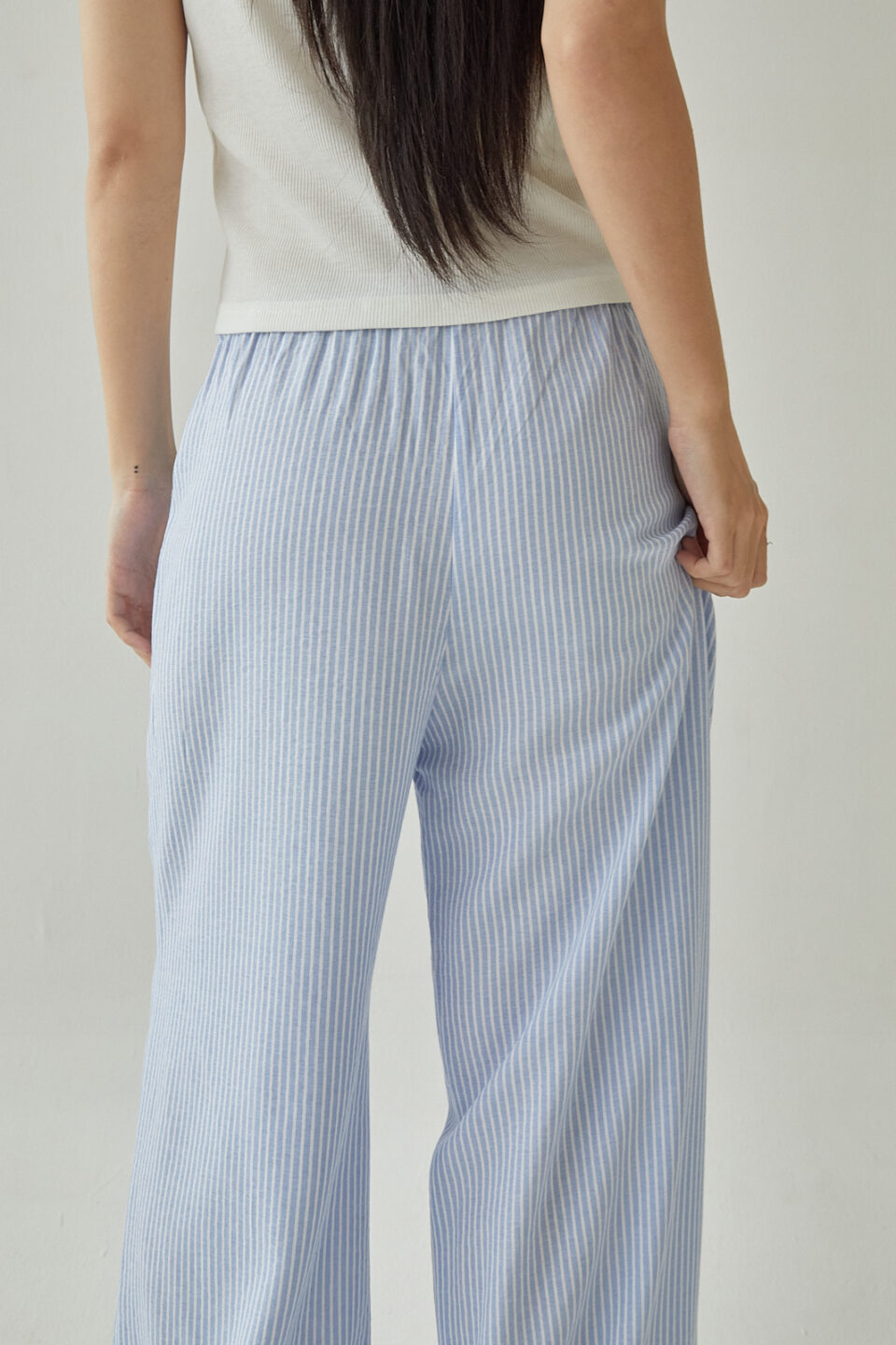 Studio Now Isola Pants Light Blue Stripe - Image 5
