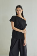 Studio Now Everra Asymmetric Top Black