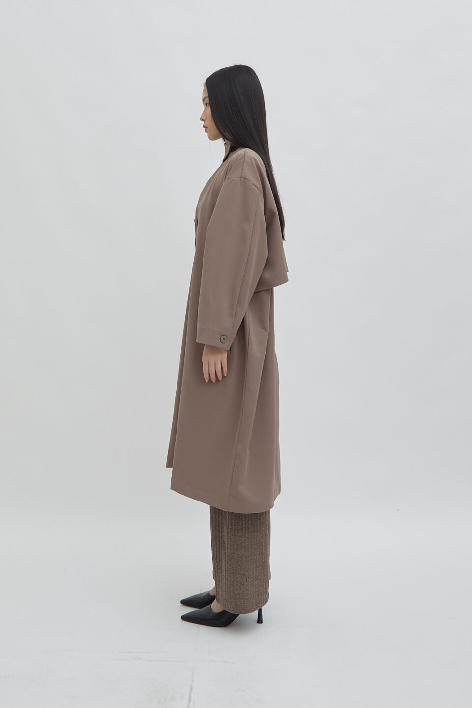 Mayfair Coat Taupe - Image 5