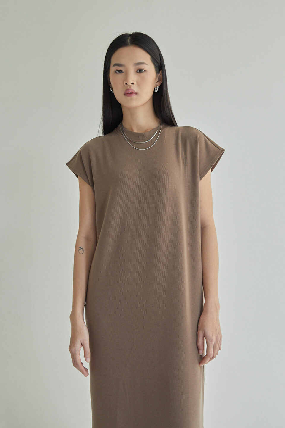 Studio Now Amari Dress Mocca - Image 5
