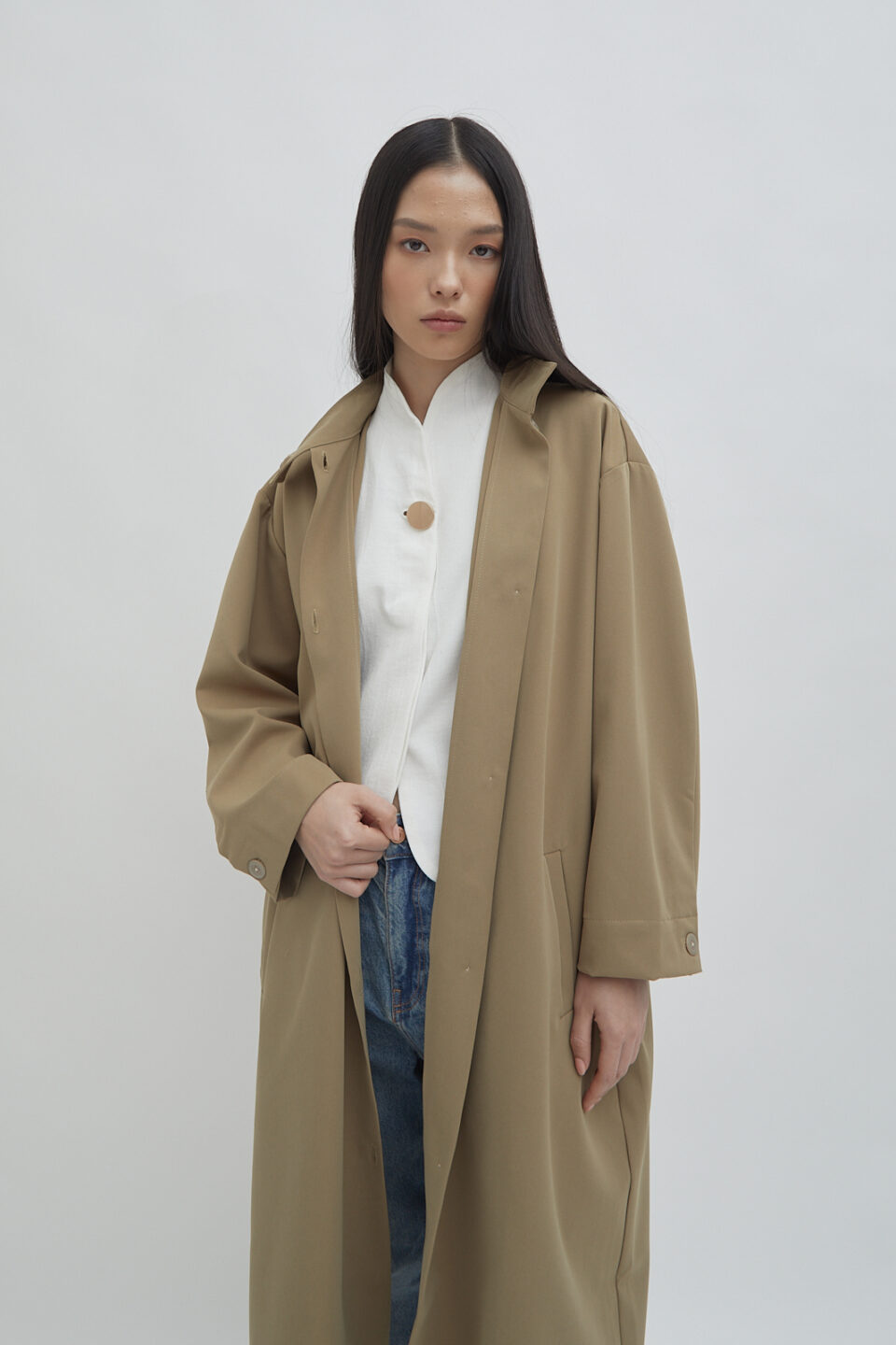 Mayfair Coat Khaky - Image 5