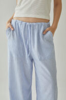 Studio Now Isola Pants Light Blue Stripe