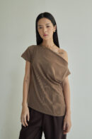 Studio Now Everra Asymmetric Top Mocca